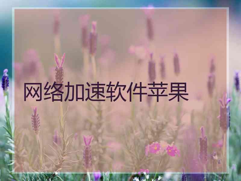 网络加速软件苹果